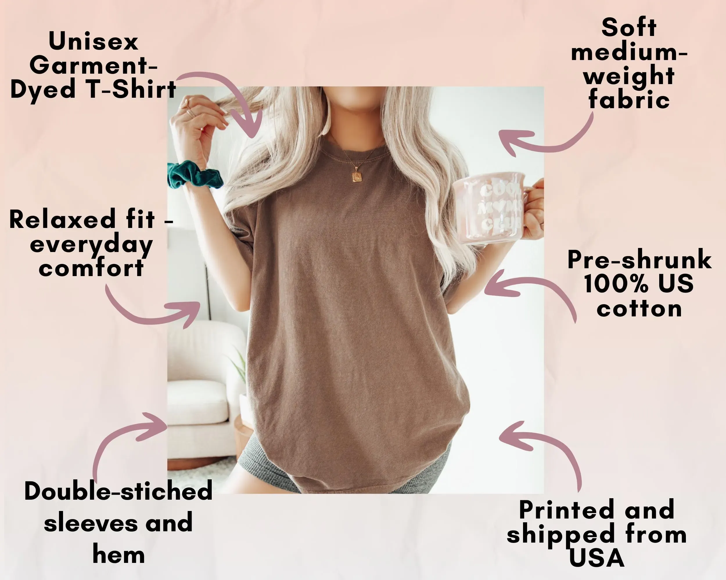 Care instructions for the custom cat shirt